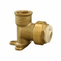 Boshart Plumb Eeze Drop Ear Elbow, 1/2 in, 90 deg Angle, Brass, 200 psi Pressure PENL-PFDE05